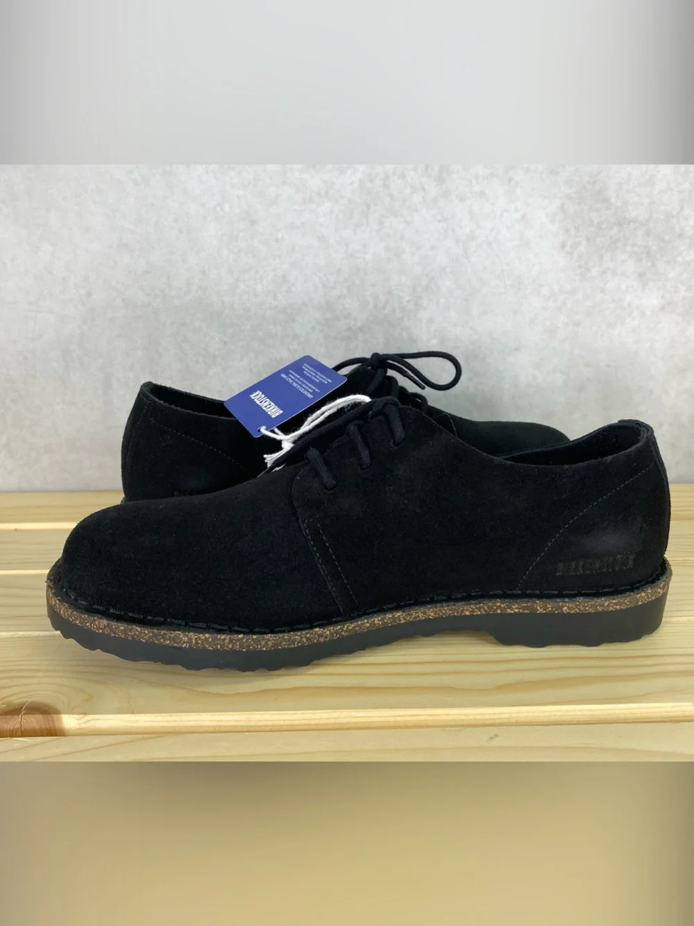 Birkenstock Uppsala Low Suede Leather Black Casual Comfot Oxfords Shoes 42 EUR